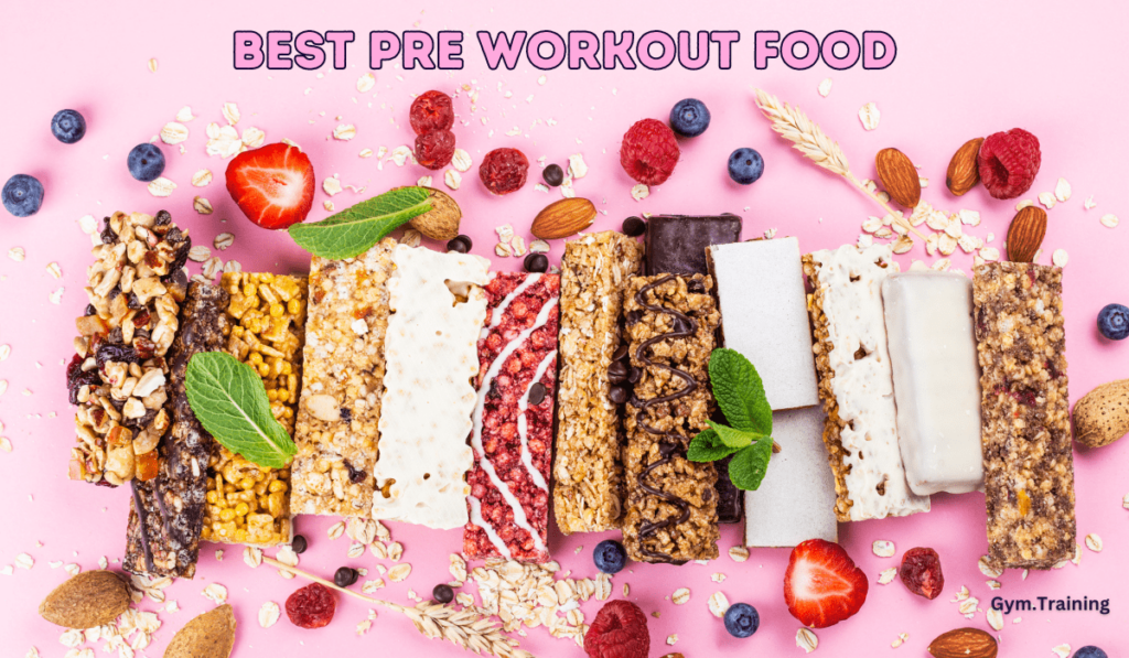 best pre workout food list