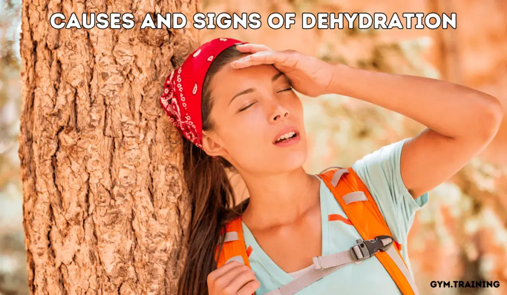 causes and signs of dehydration